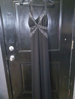 Women's "Vscape" Black Prom/Cocktail Dress Size (12)